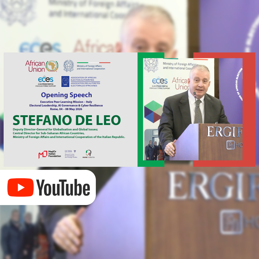 Opening Speech - Executive Peer Learning Mission Rome, 04 - 08 May 2026
