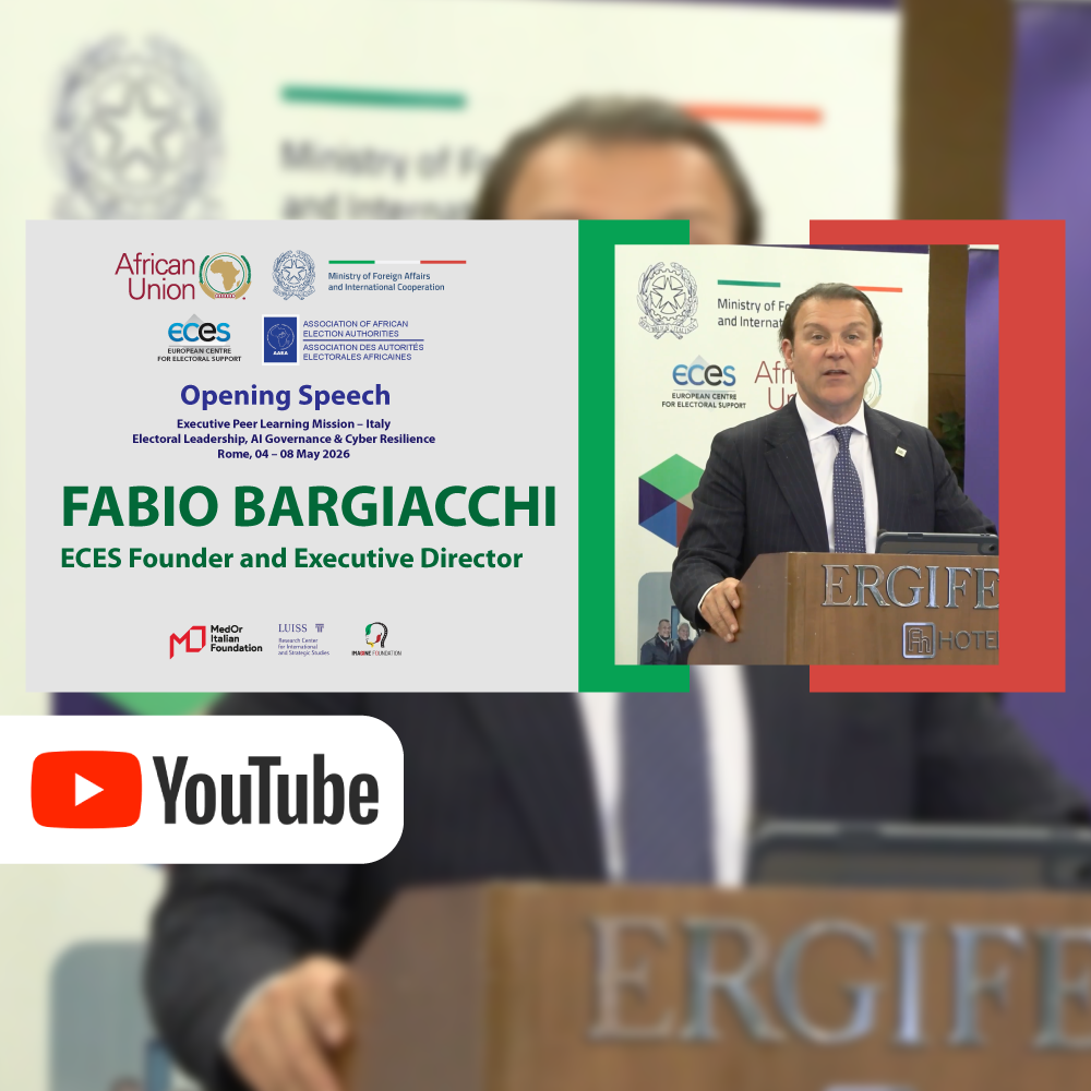Opening Speech - Executive Peer Learning Mission Rome, 04 - 08 May 2026